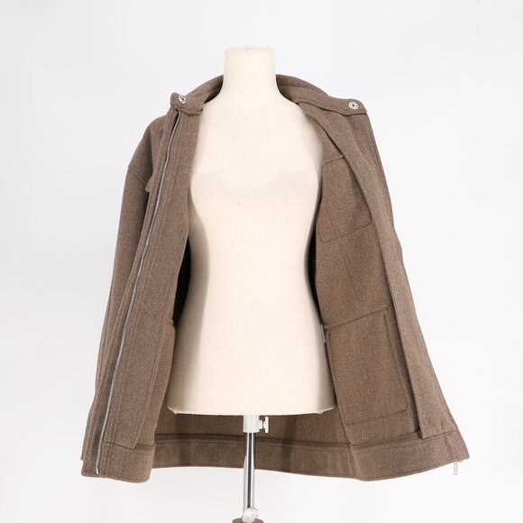 BAGATELLE COLLECTION Relaxed Utility Shacket Coat Medium Brown Size M - Picture 5 of 10